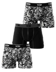 PACK 3 BOXER TOP MICROFIBRA...
