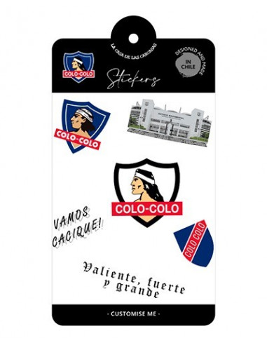 Stickers Colo-Colo escudos