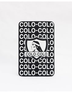 Imán Colo-Colo blanco y negro