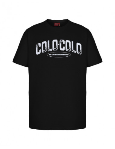 Polera CC "es un sentimiento" negro 2024