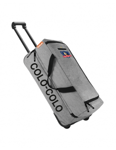Bolso maleta gris Colo-Colo