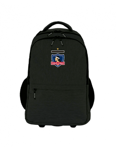 Mochila negra rueda Colo-Colo