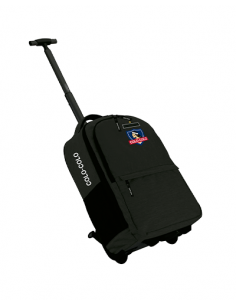 Mochila negra rueda Colo-Colo