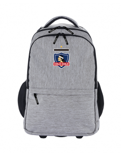 Mochila rueda gris Colo-Colo 2