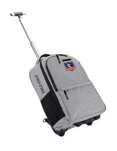 Mochila rueda gris Colo-Colo