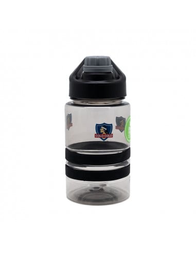 Botella líneas Colo-Colo