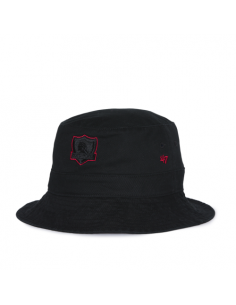 Bucket Colo-Colo negro y rojo