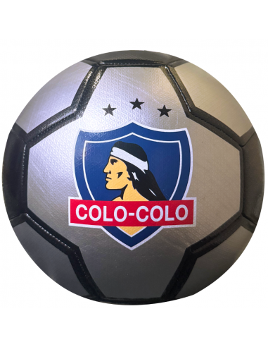 Mini Balón Colo-Colo plateado