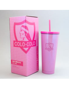Vaso Tumbler Pink Colo-Colo 2