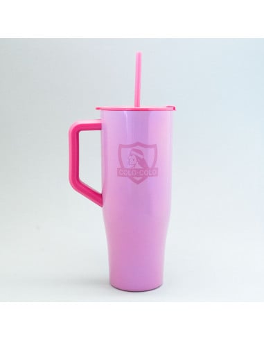 Mug 400z pink Colo-Colo