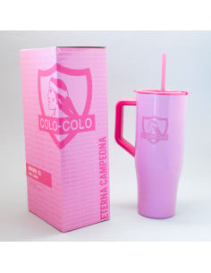 Mug 400z pink Colo-Colo 2