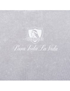 Polera gris logo Cacique 2026 2