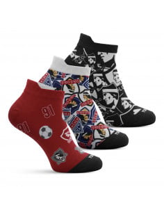Pack 3 calcetines tobillero...