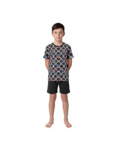 Pijama corto logos niños 2026 2