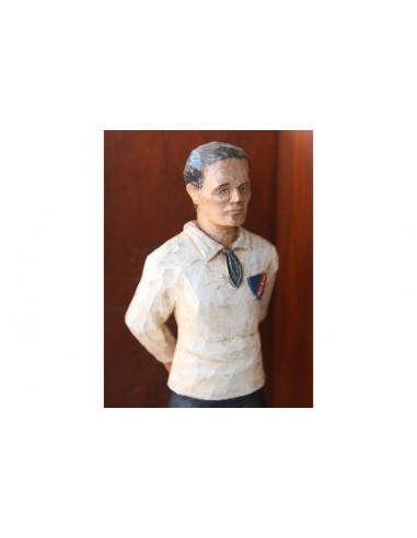 Colo-Colo escultura jugador