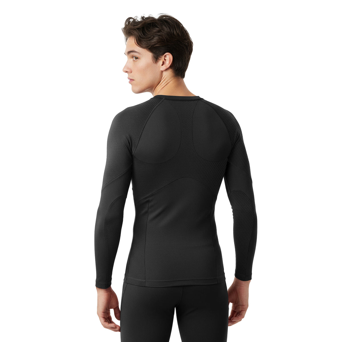 Camiseta primera capa de comprensión negra 2026