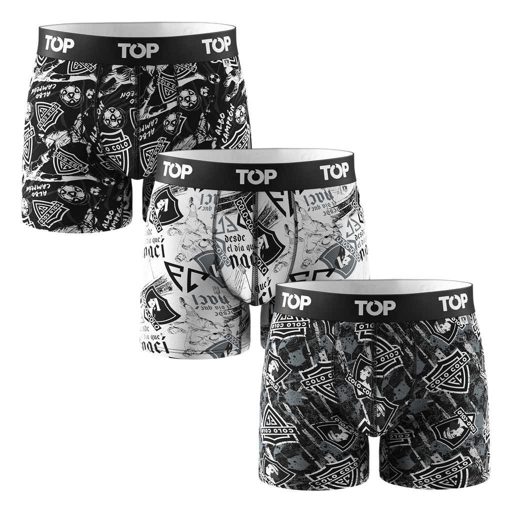 Pack 3 boxer medio algodón 2026