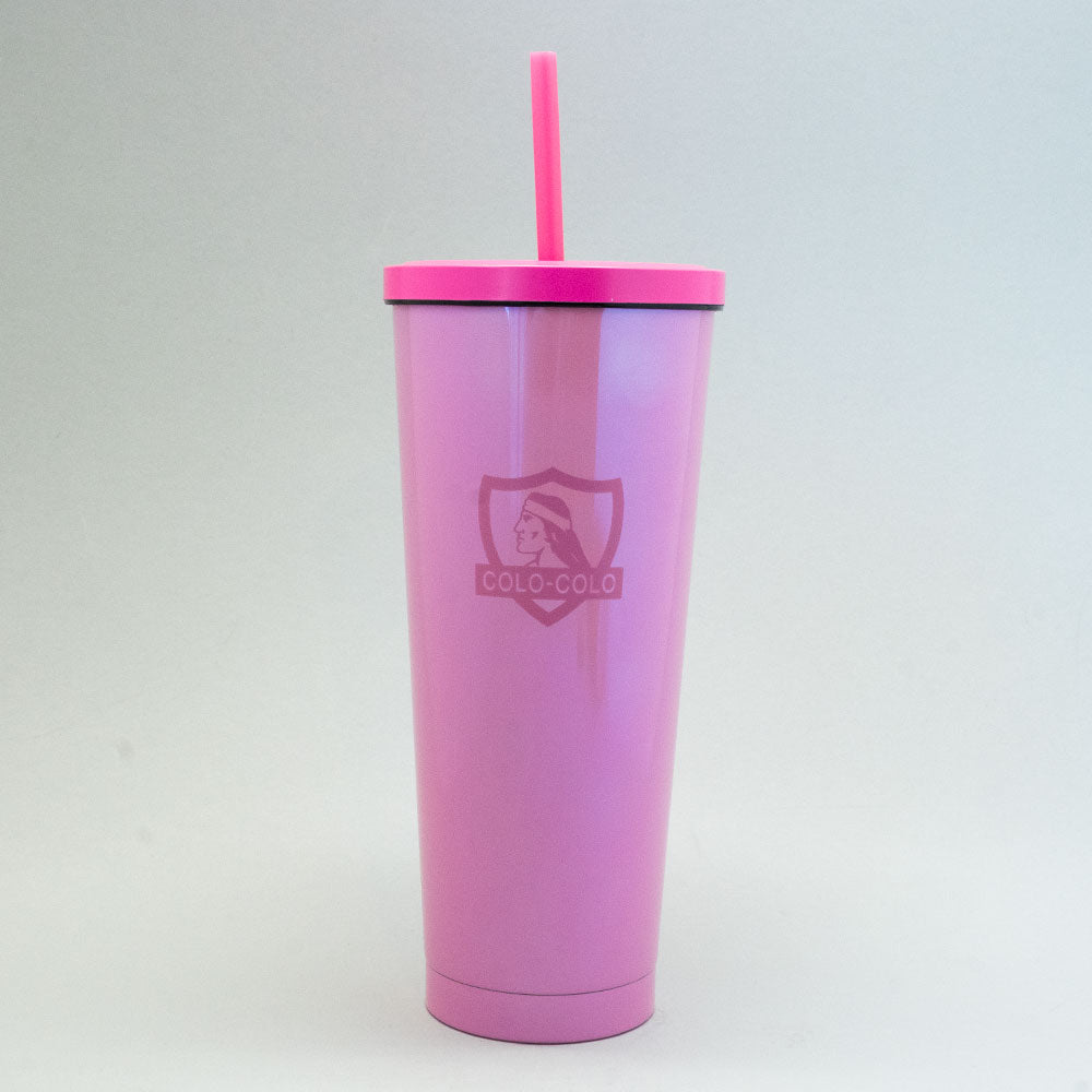 Vaso Tumbler Pink Colo-Colo