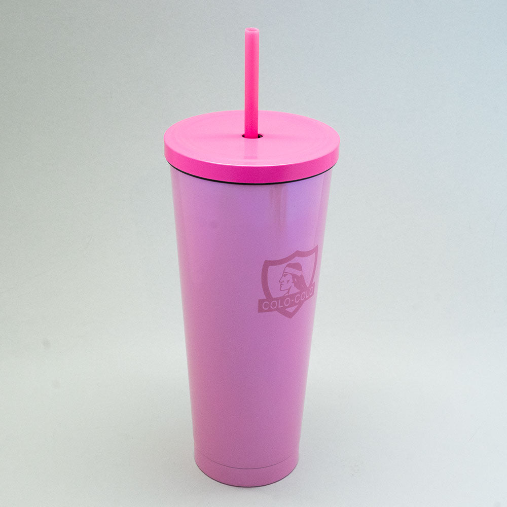 Vaso Tumbler Pink Colo-Colo