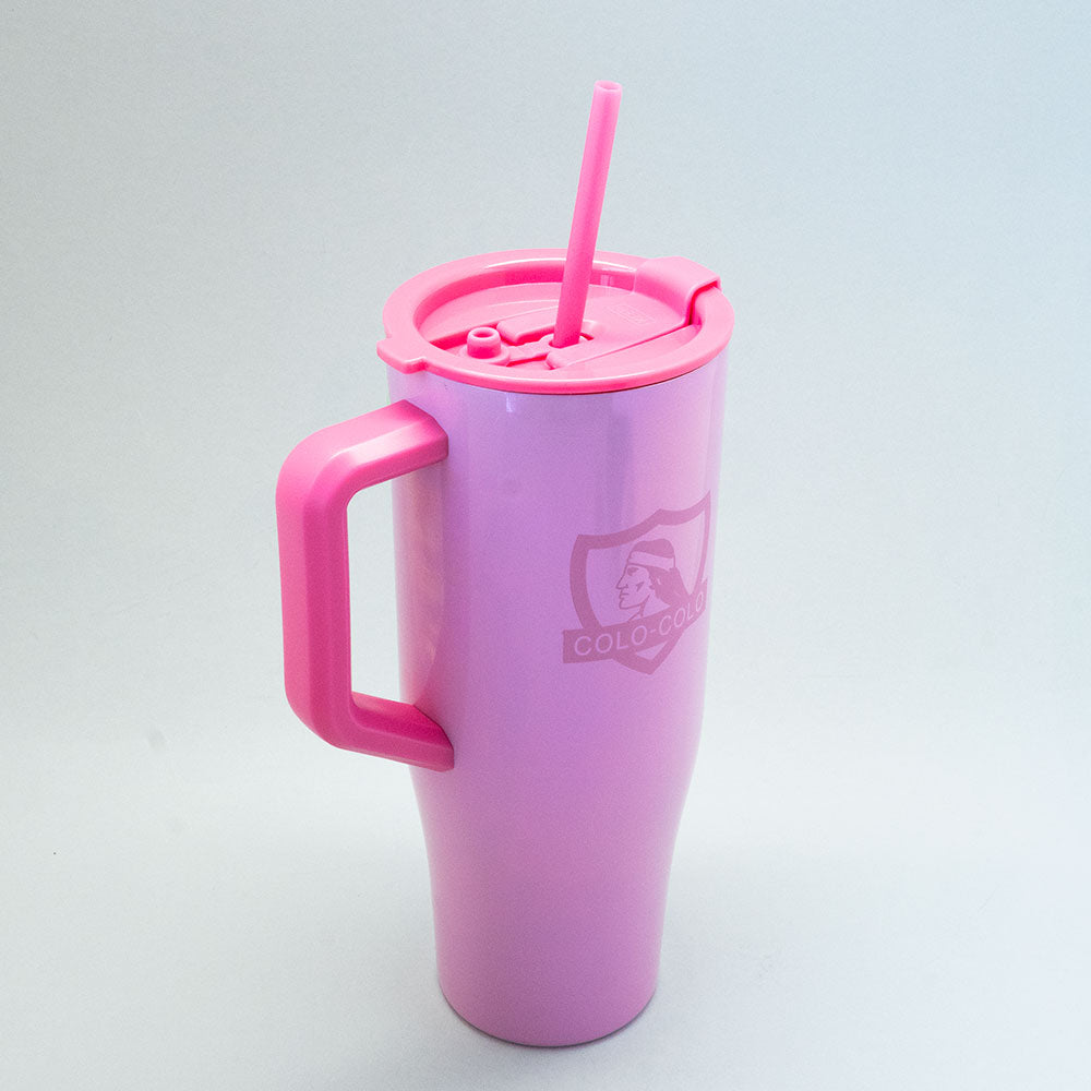 Mug 400z pink Colo-Colo