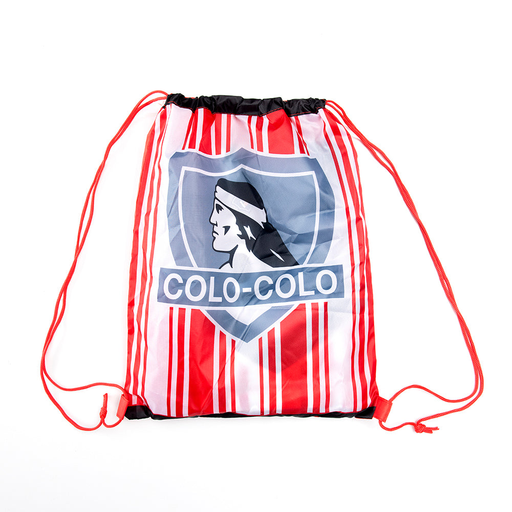 Toalla Playa con Bolso 70x140 + 33x42 Colo-Colo Roja