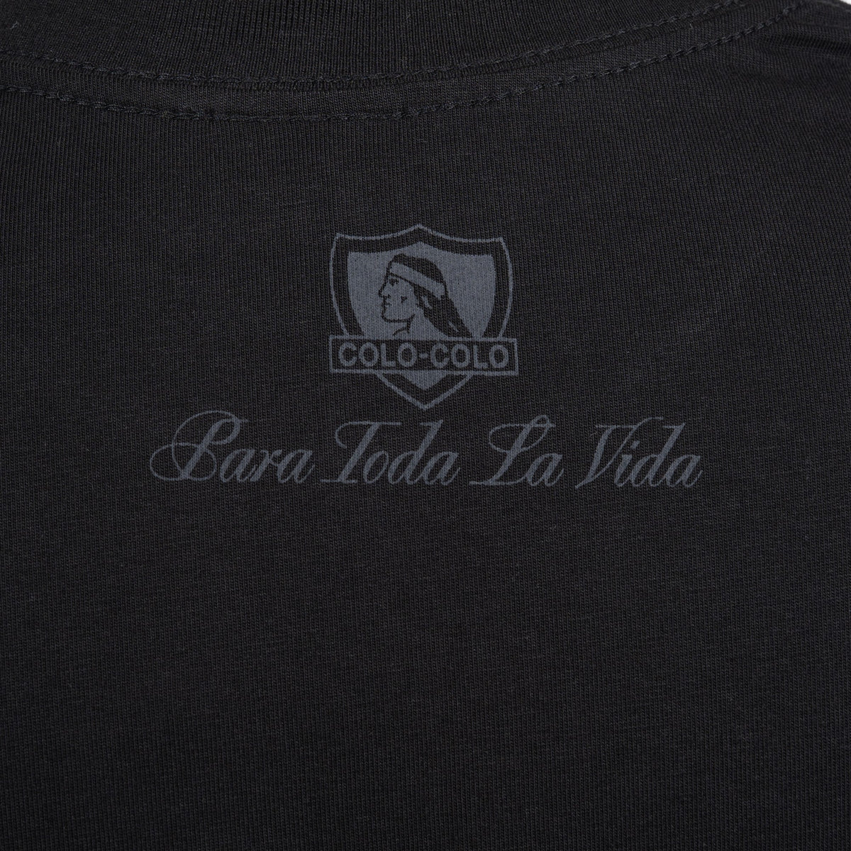 Polera negra Cacique 2026
