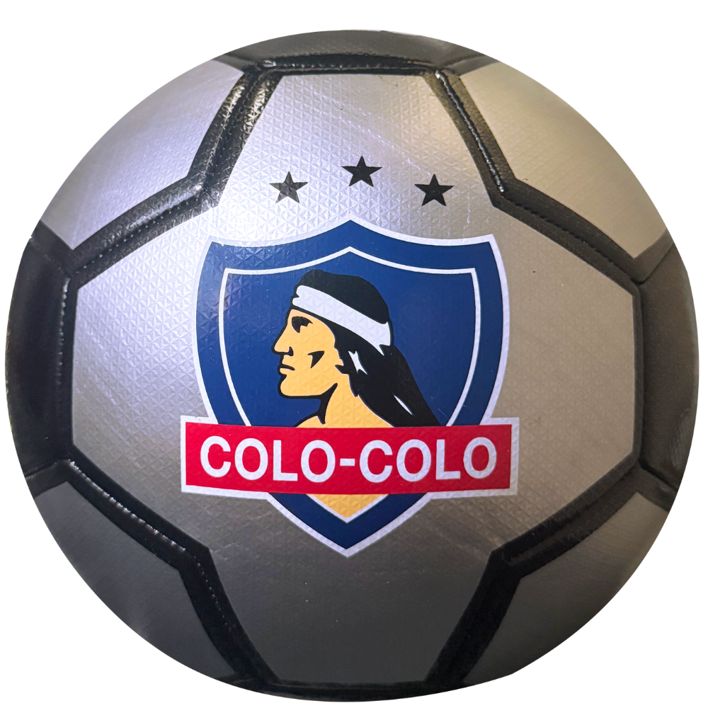 Mini Balón Colo-Colo plateado