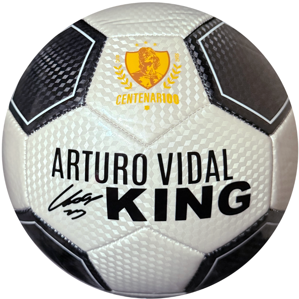 Mini Balón Colo-Colo Blanco Arturo Vidal