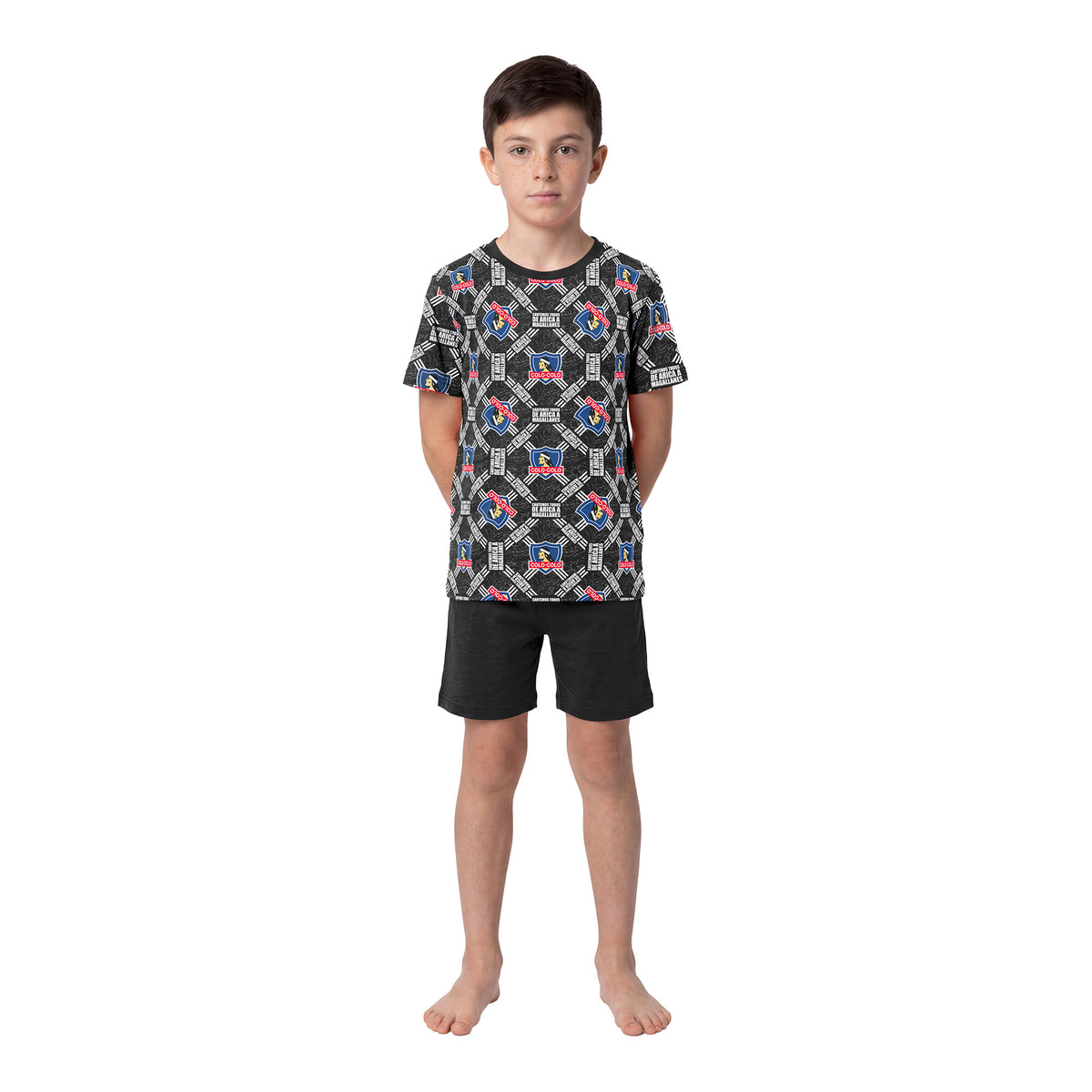 Pijama corto logos niños 2026