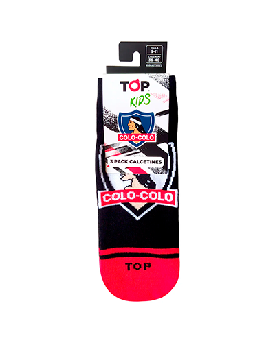 Pack 3 calcetines tobilleros niños talla 6