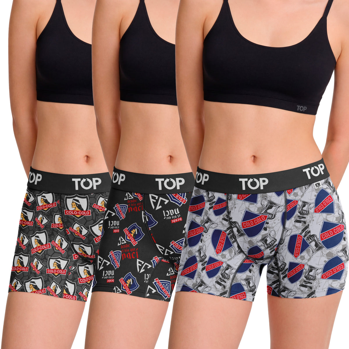 Pack 3 boxer medio algodón mujer 2026