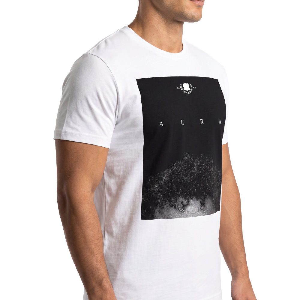 Polera blanca POST AURA