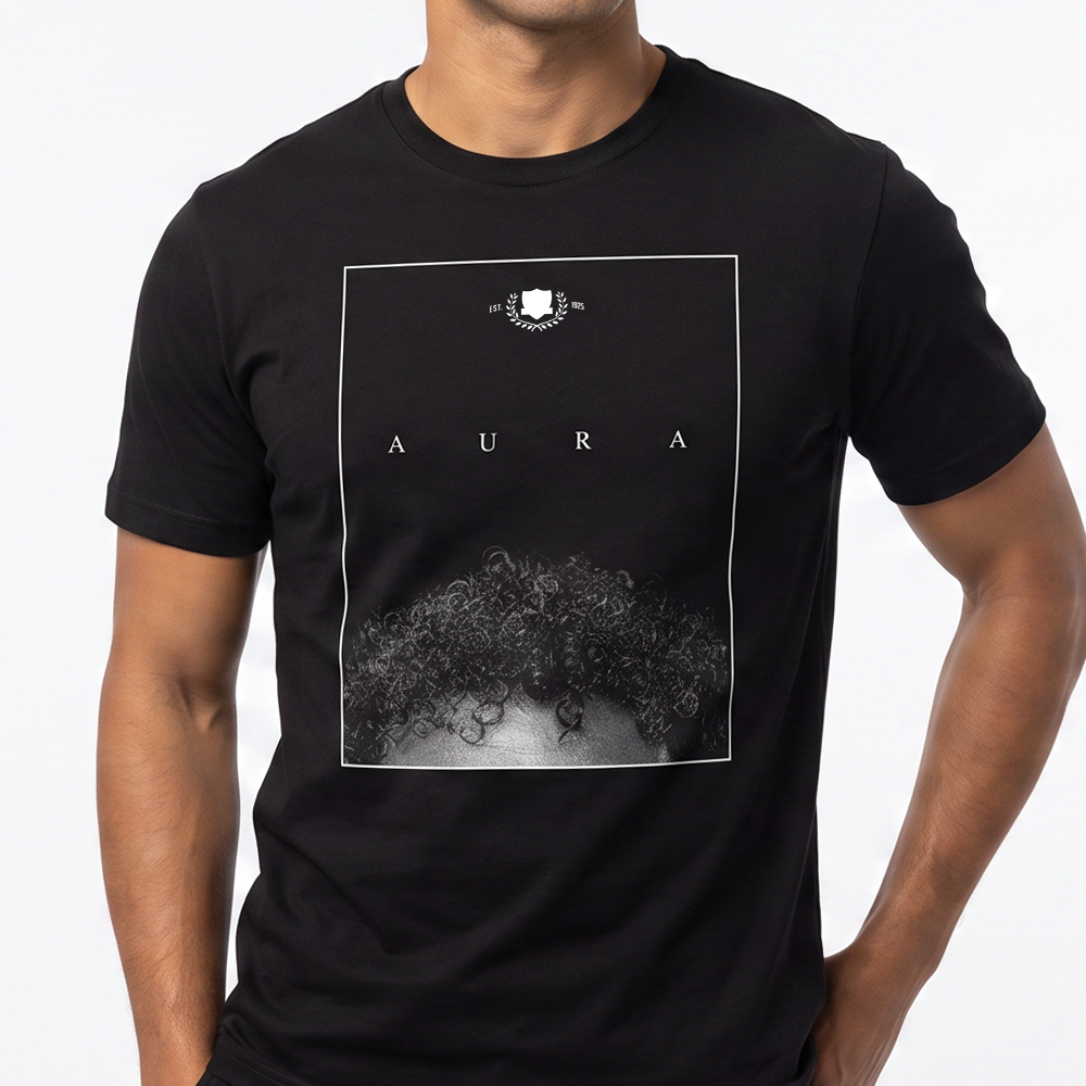 Polera negra POST AURA