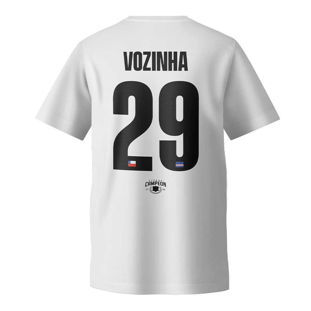 Polera blanca DORSAL 29