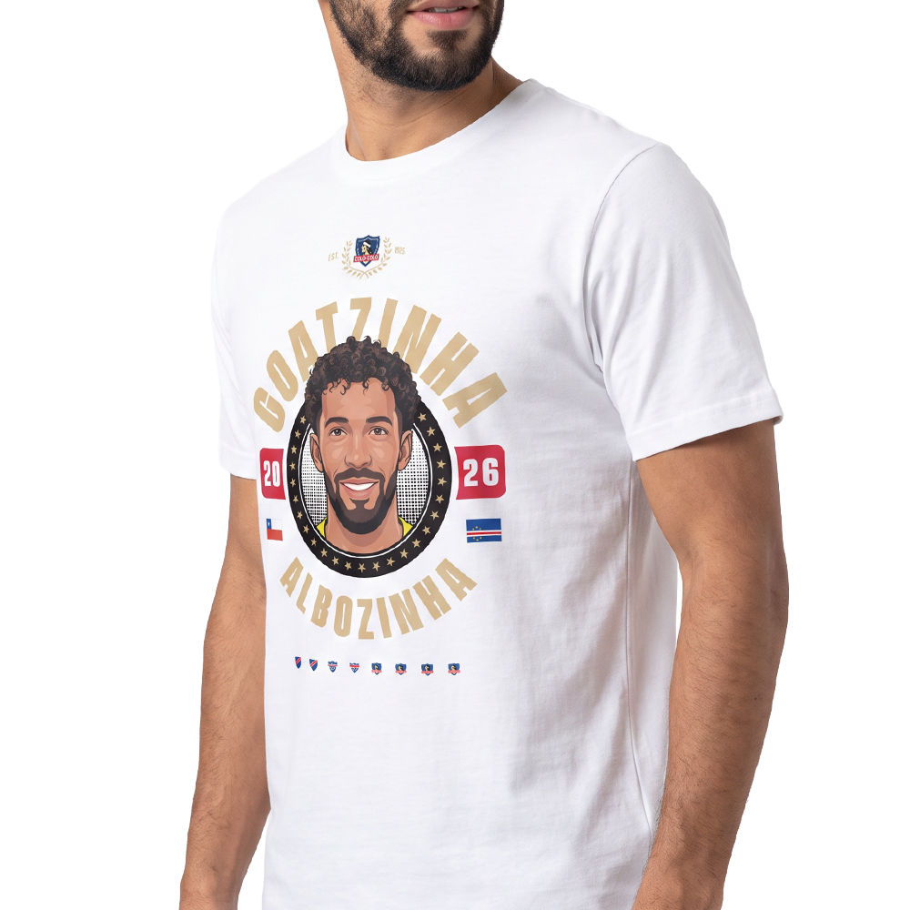 Polera blanca GOATZINHA