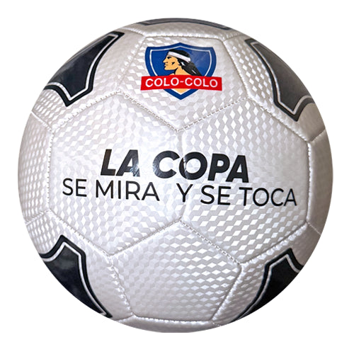 Balón Colo-Colo blanco 1991