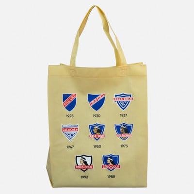 Bolsa de Género Colo-Colo Blanco Emblemas