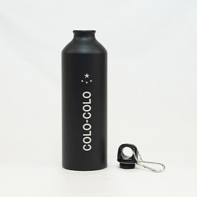 Botella de Agua Metálica estrellas Colo-Colo
