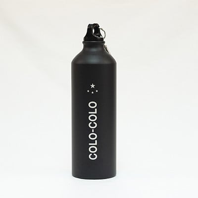 Botella de Agua Metálica estrellas Colo-Colo