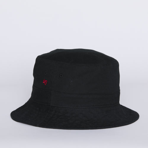 Bucket Colo-Colo negro y rojo