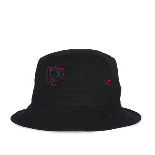 Bucket Colo-Colo negro y rojo