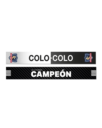 Bufanda Colo-Colo Blanco y Negro
