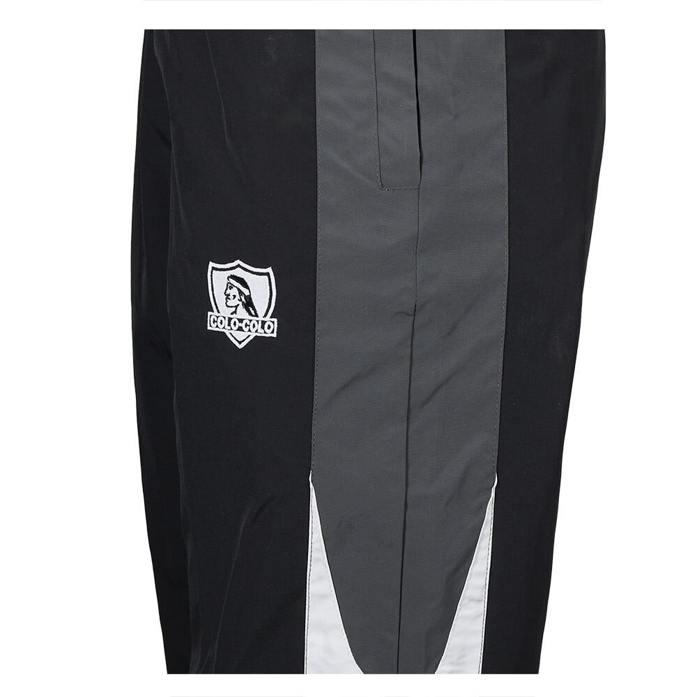 BUZO JOGGER NEGRO Y GRIS COLO-COLO