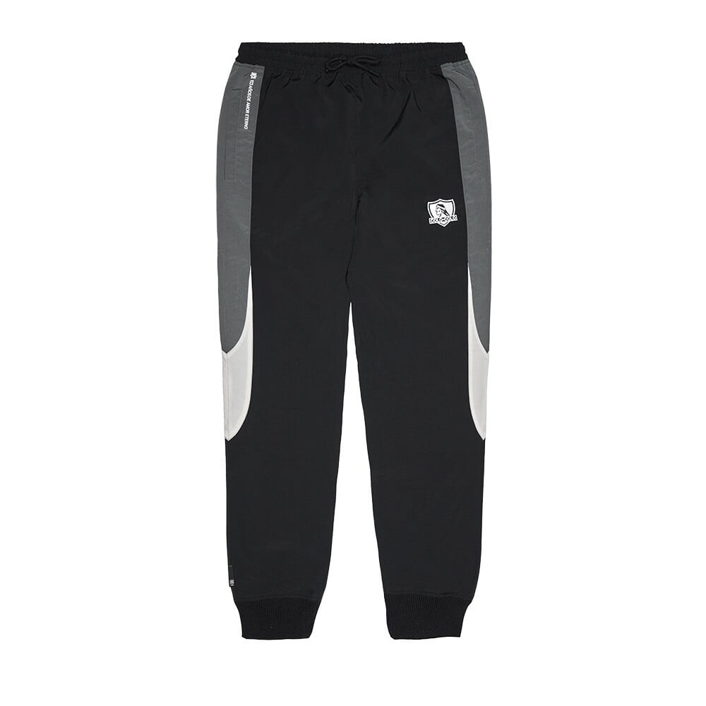 BUZO JOGGER NEGRO Y GRIS COLO-COLO