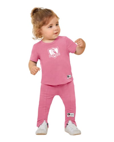 Conjunto niña cacique rosa
