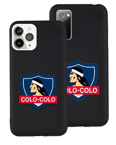 Carcasa oficial Colo-Colo fondo negro