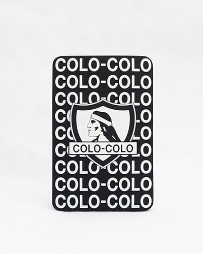 Imán Colo-Colo blanco y negro