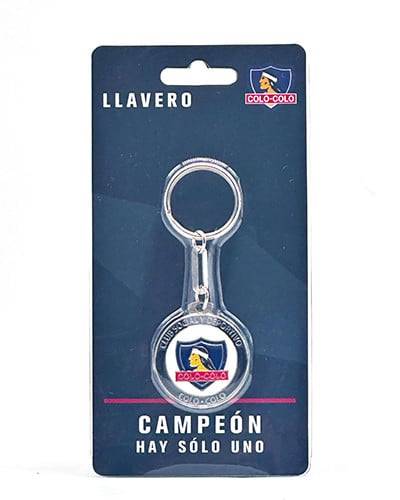 Llavero plano escudo Colo-Colo