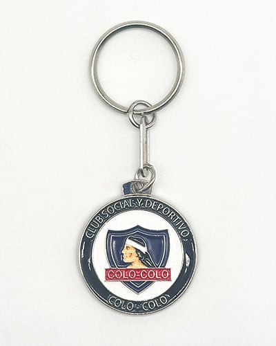 Llavero plano escudo Colo-Colo