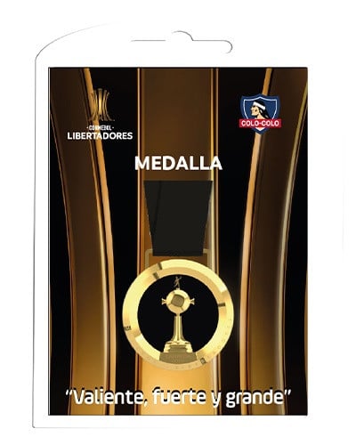 Medalla Replica Original Copa Libertadores Colo Colo